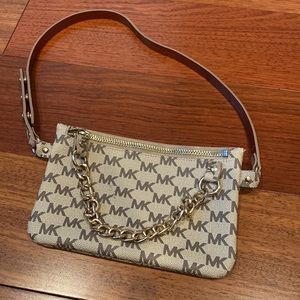michael kors belt bag size small